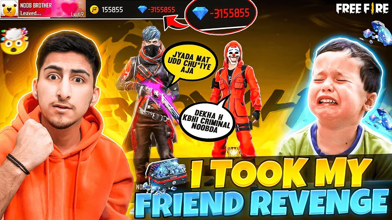 Месть за моего друга😡🤬 Они называют нас нубами - Free Fire India￼￼