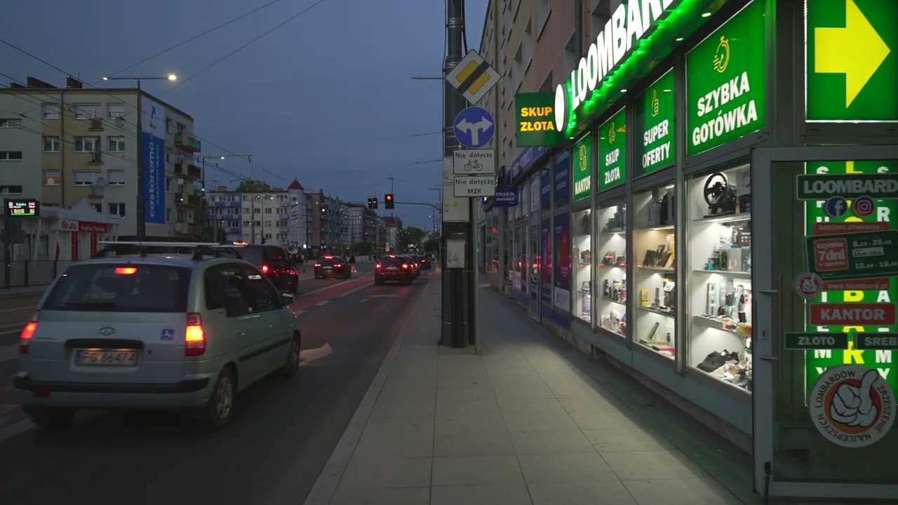 Poland, Gorzów Wielkopolski, walkin around