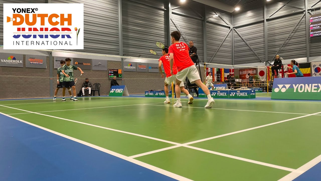 SF, MD, 🇲🇾 Muhammad Faiq & Lok Hong Quan vs. 🇨🇳 Hu Ke Yuan & Lin Xiang Yi - Dutch Junior Intl. 2024