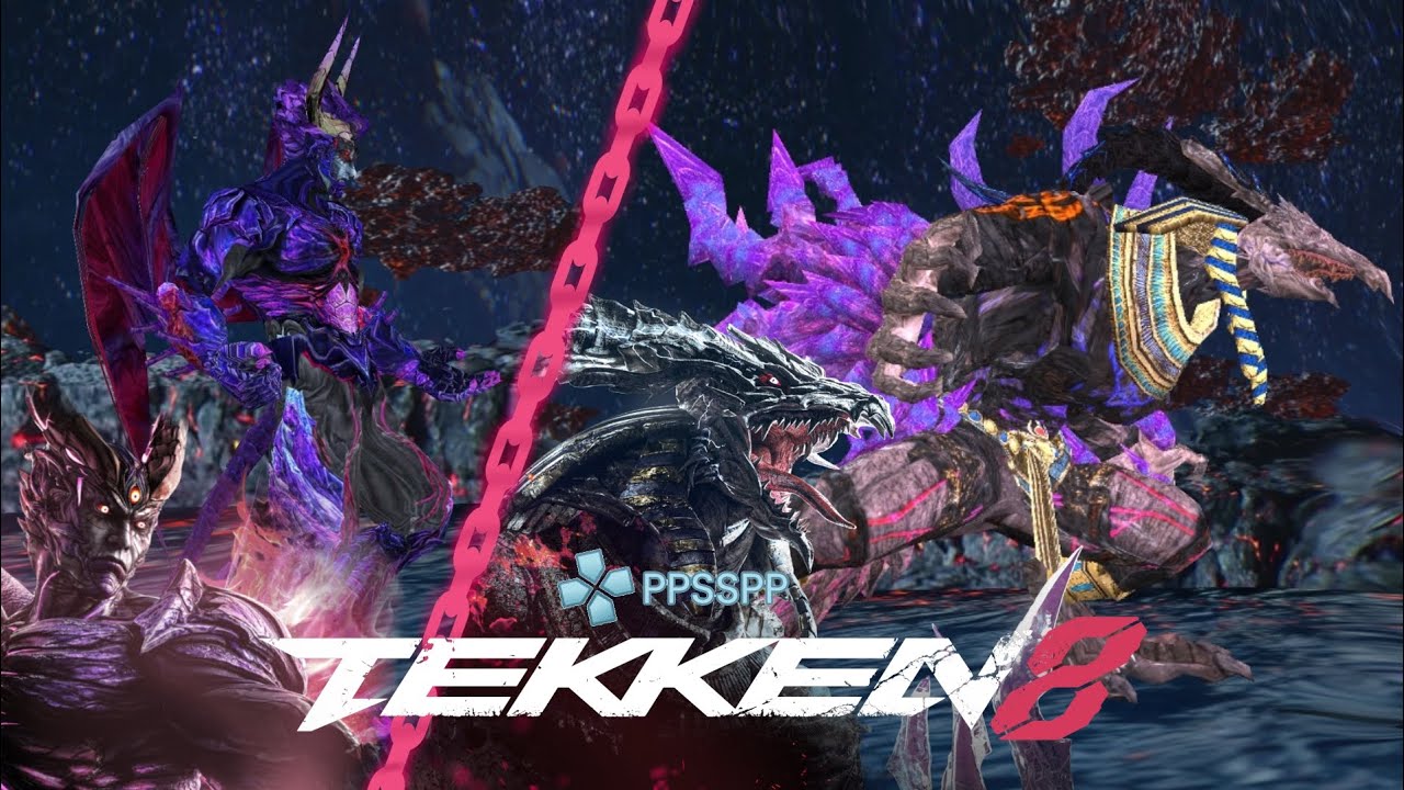 PSP TEKKEN 6 TEKKEN 8 TRUE DEVIL KAZUYA AND AZAZEL TEXTURE (RELEASED)