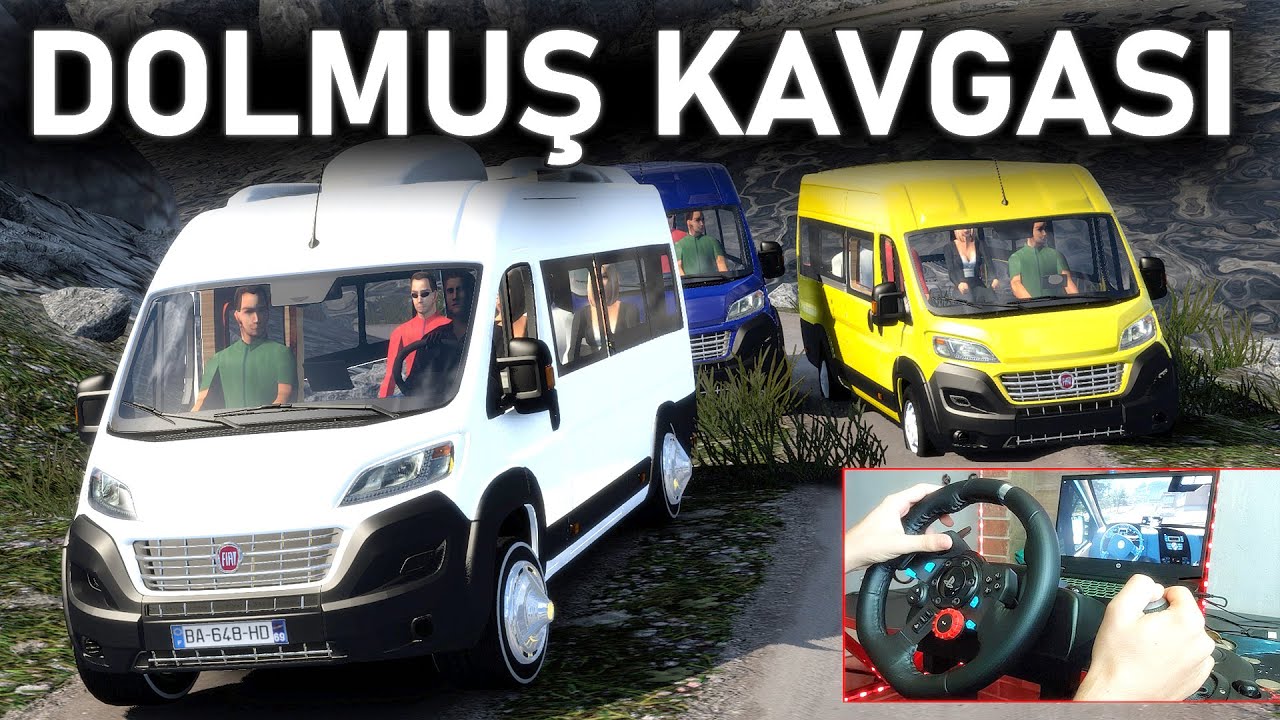 KÖYE DOLMUŞ ! YOL KAVGASINA SOPAYLA DALDIM ! ETS 2 MOD