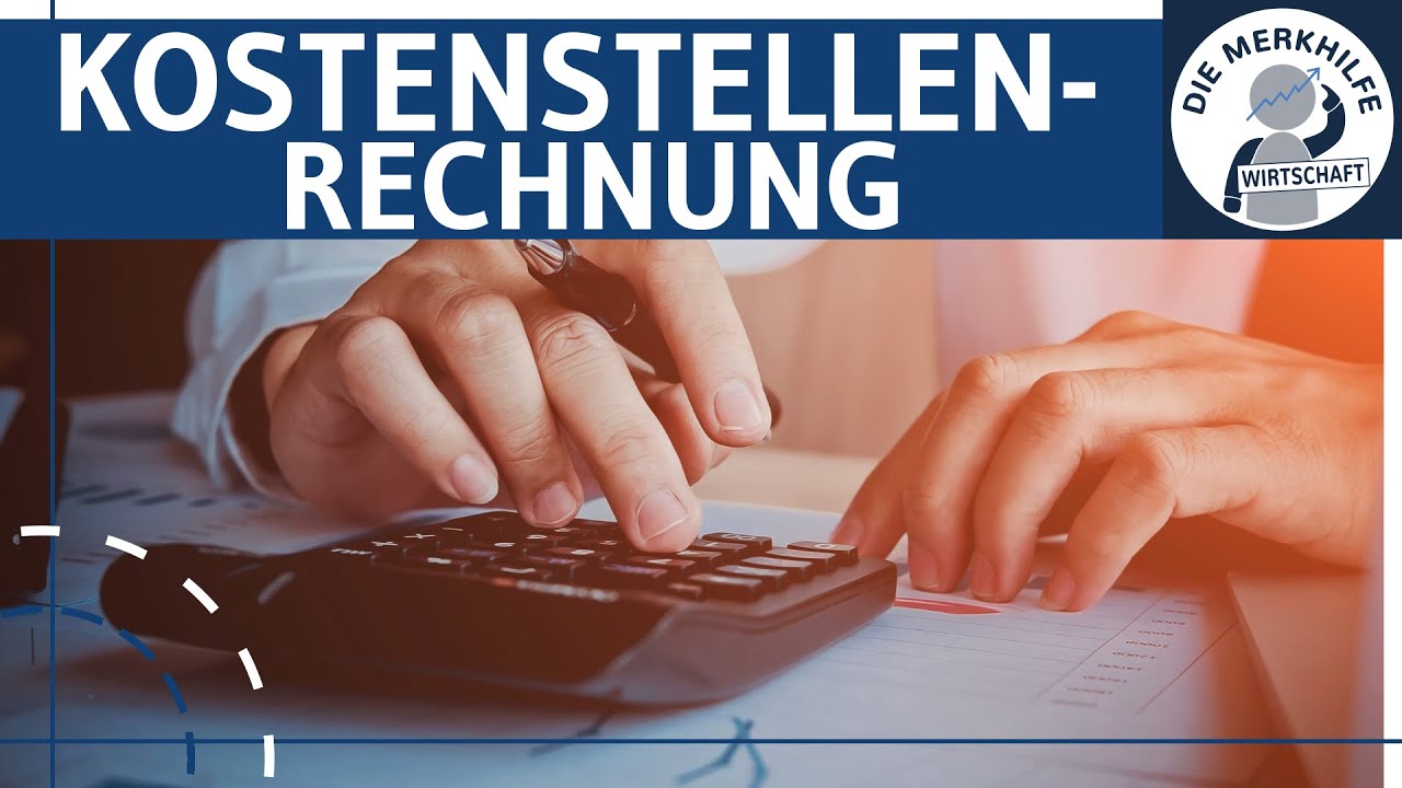 Kostenstellenrechnung: Kostenarten Einzelkosten & Gemeinkosten, Prim&auml;r & Sekund&auml;rkosten erkl&auml;rt