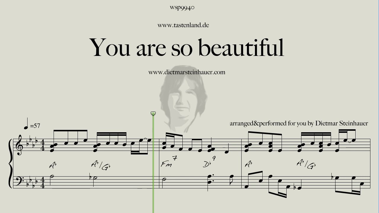 You are so beautiful