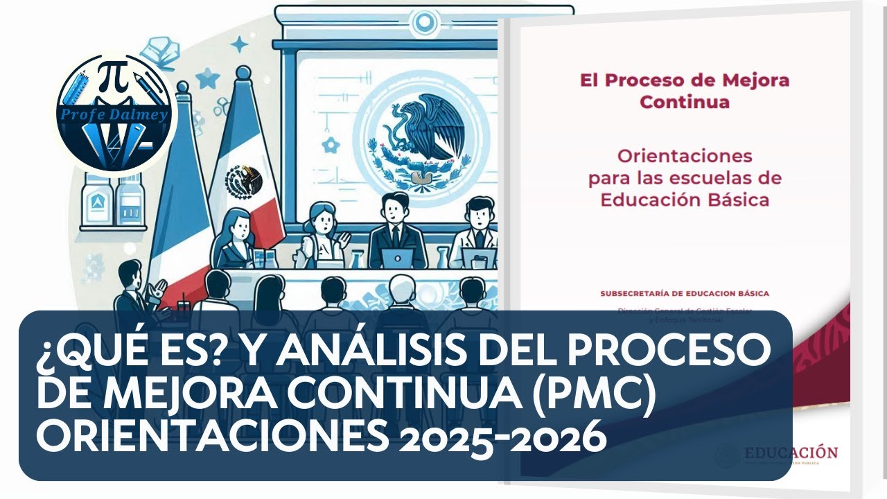 ¿QUÉ ES? Y ANÁLISIS DEL PROCESO DE MEJORA CONTINUA (PMC) ORIENTACIONES 2025-2026 | PROFE DALMEY