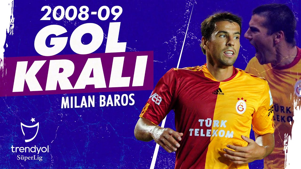 Gol Kralı Milan Baros (2008-2009) | Tüm Goller | Trendyol Süper Lig