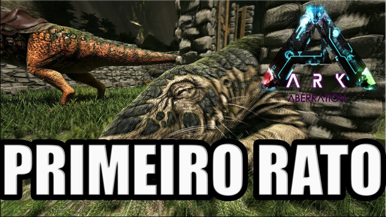 ARK ABERRATION DOMANDO OS PRIMEIROS DINOS E FARMANDO ARMAS
