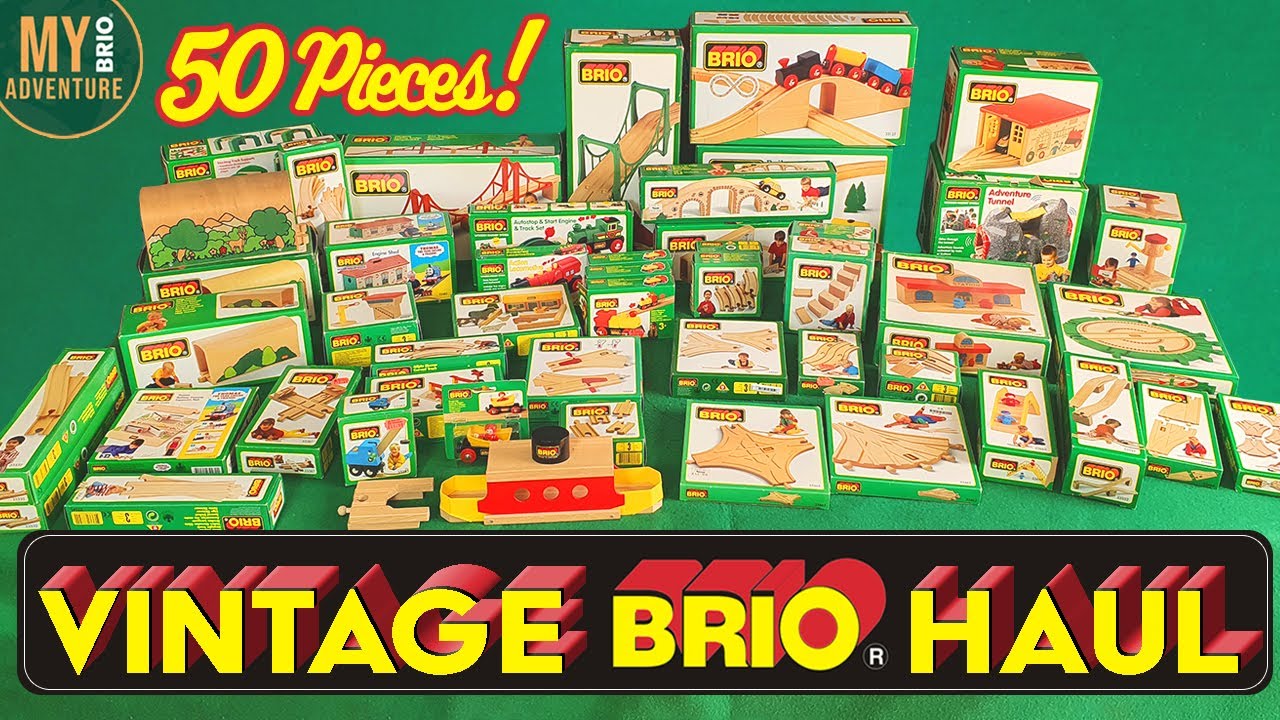 MASSIVE Vintage BRIO Trains Haul!