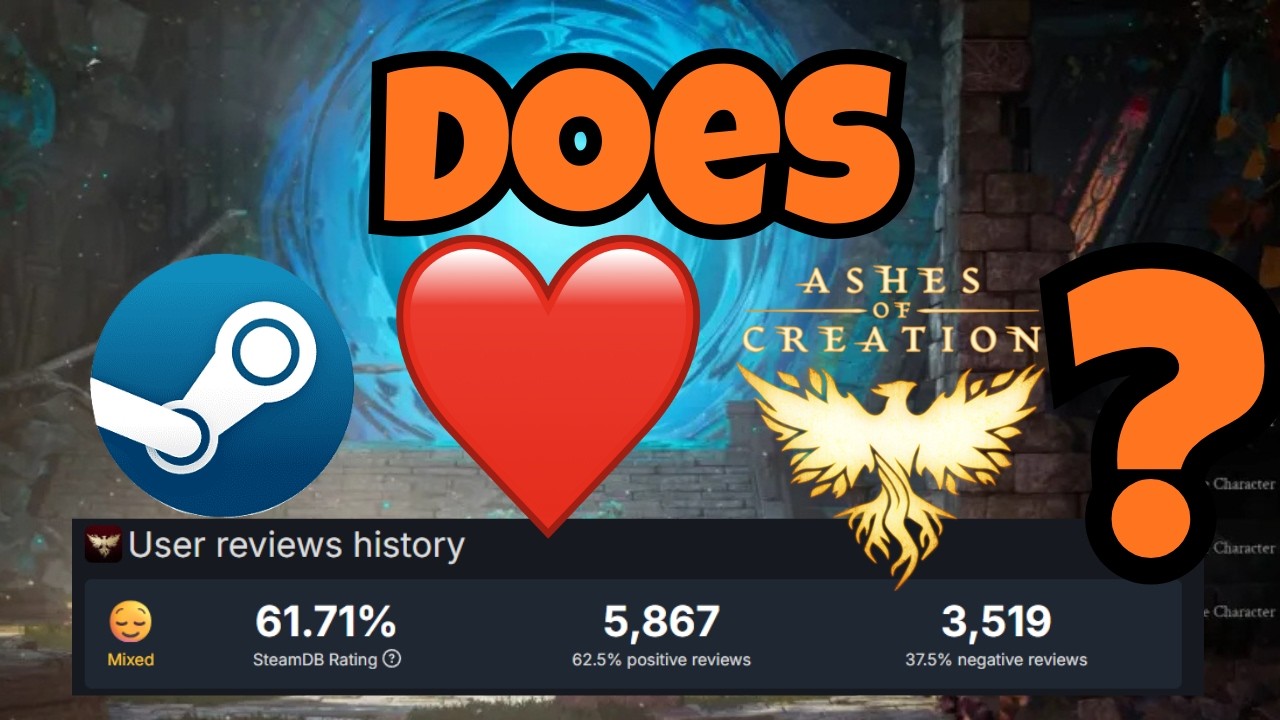 Does Steam Actually Love Ashes of Creation?