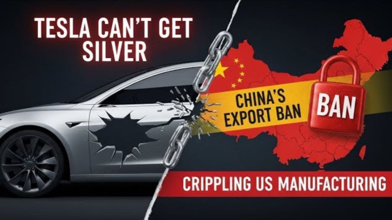 Tesla Can&rsquo;t Get Silver &mdash; China&rsquo;s Export Ban Cripples U S Manufacturing