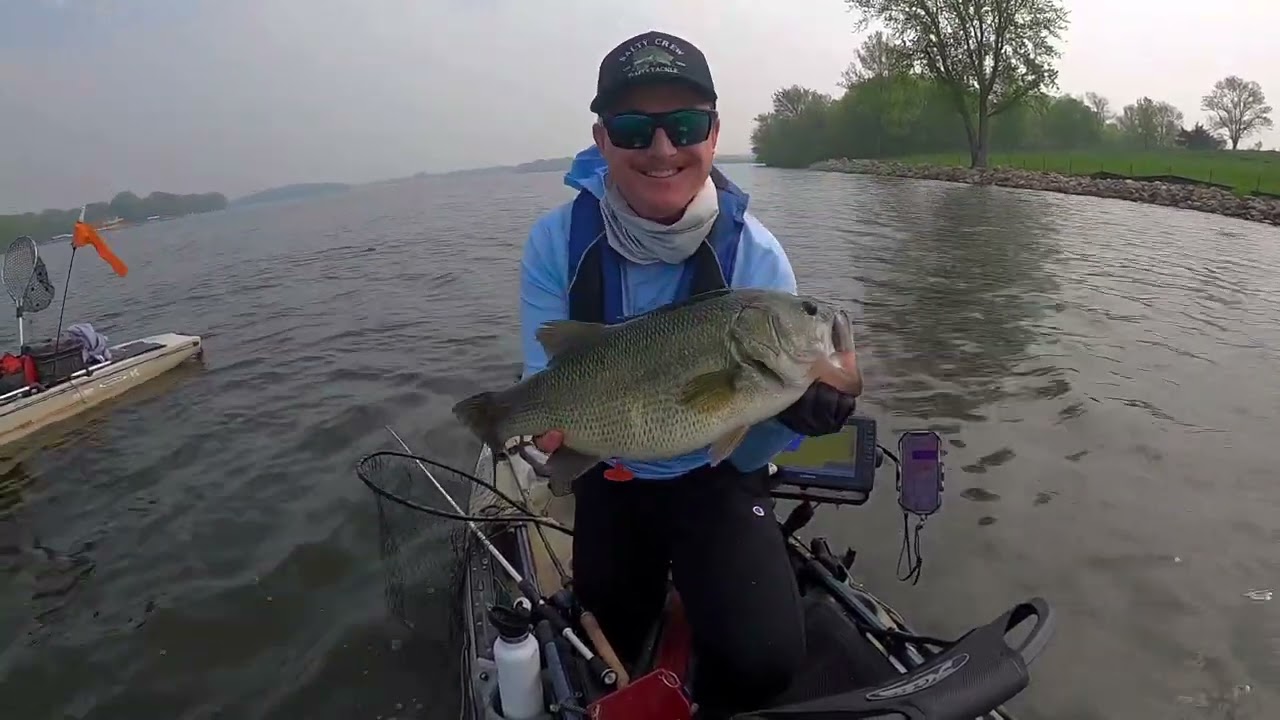 Okoboji Kayak Bass Fishing May 2023