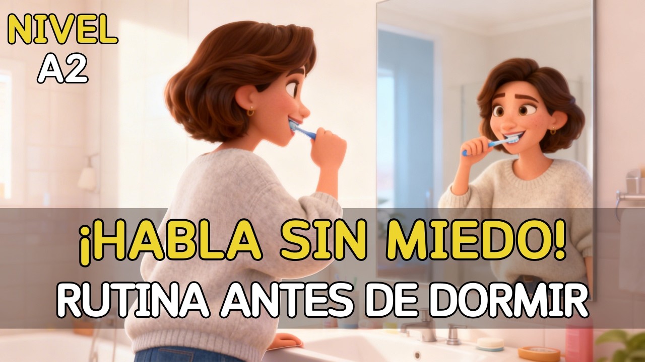 Habla de tu rutina en inglés sin miedo | Practica con este diálogo fácil y real.