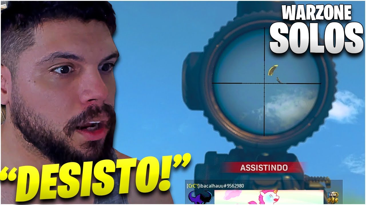 REAGI A #1 SOLO COM MAIS TRYHARDS DO WARZONE! E FOI SURREAL (REAGINDO A ALEATÓRIOS#24) CALL OF DUTY