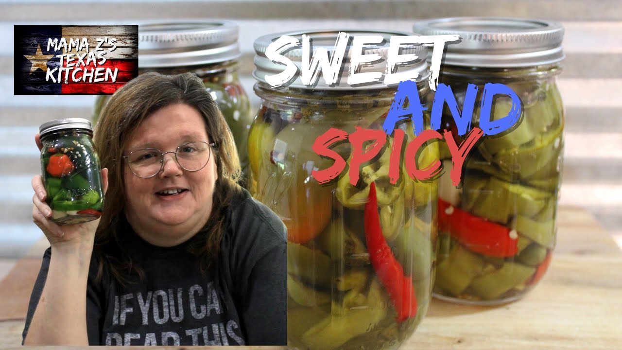 Easy DYI Sweet and Spicy Pickled Peppers that only takes minutes!