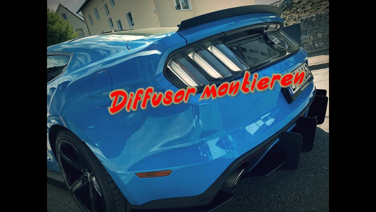 Einbau Heck Diffusor | Ford Mustang GT MK6 2015-2018