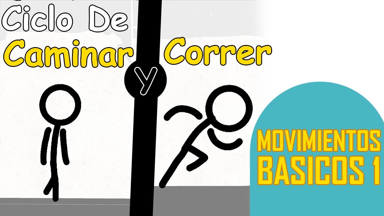 Ciclo De Caminar Y Correr  - TUTORIAL MOVIMIENTOS BASICOS 1 - FlipaClip