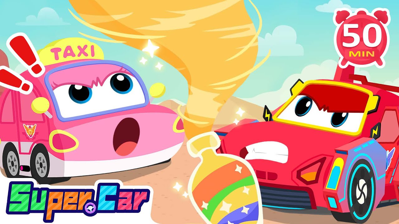 Magic Desert & Deep Sea Adventures! | Police Car, Excavator | Car Cartoon, Kids Cartoon | Super Car