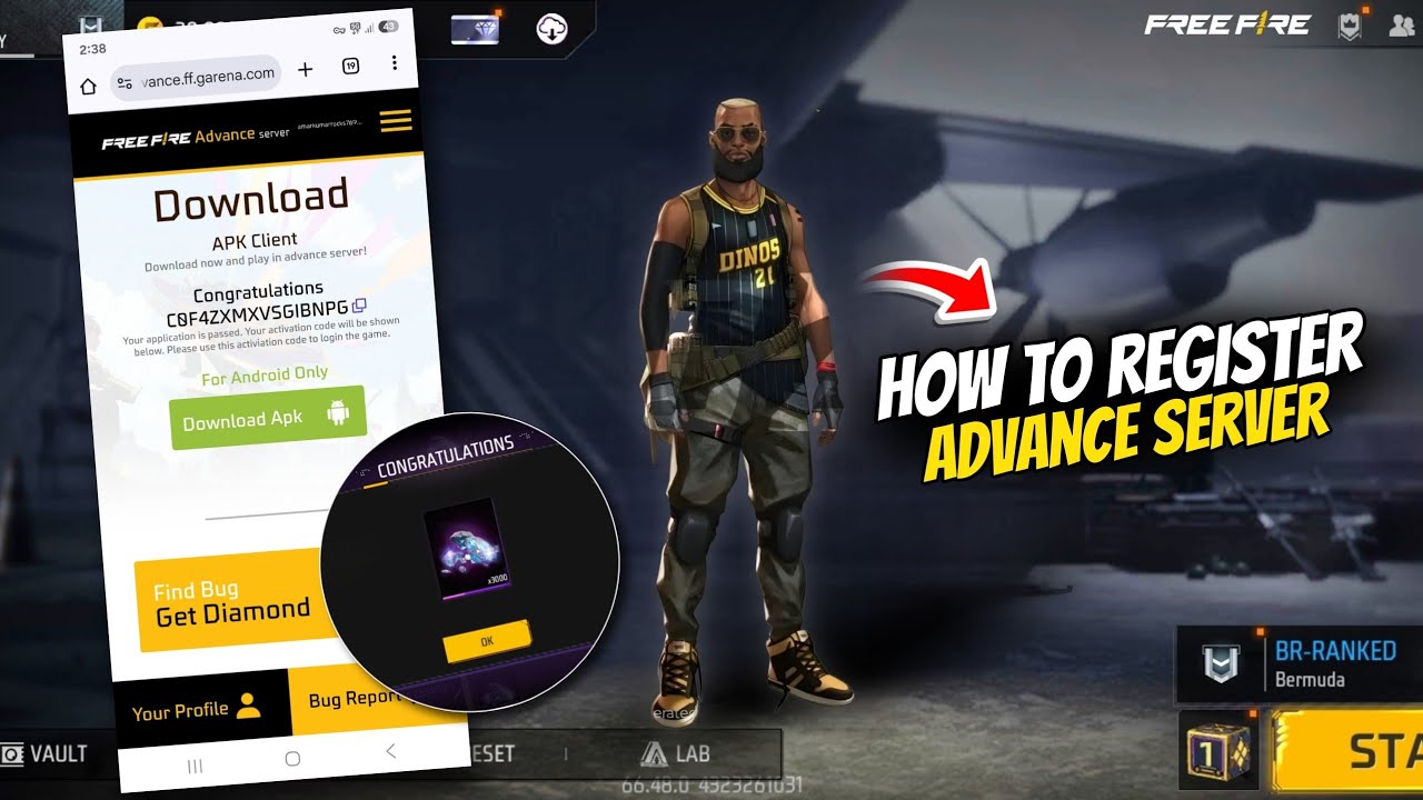 OB51 Advance Server Register Kaise Kare? 😱 Free Fire New Update 2025 🔥