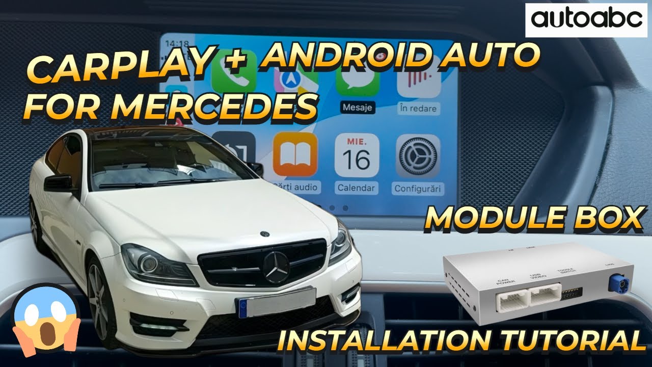 How to Add Android Auto and Carplay to an NTG Mercedes Media Unit AUtoABC Module Box