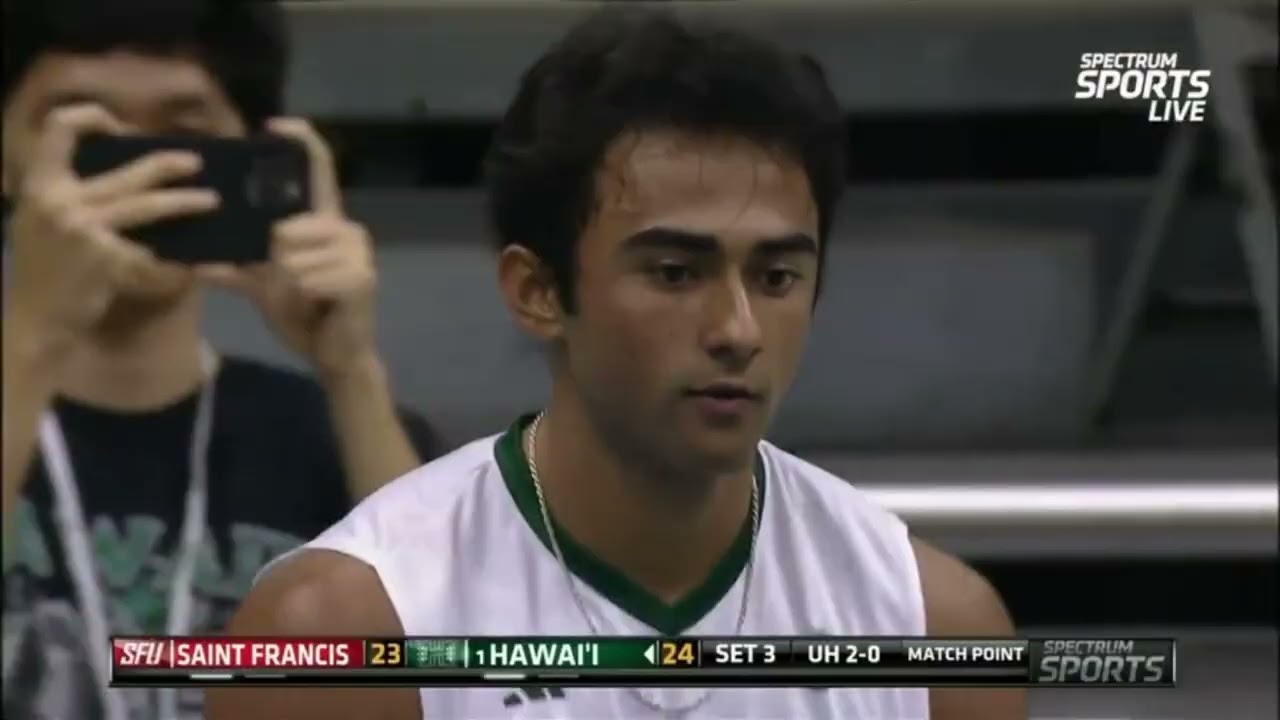 NCAA #volleyball Keoni Thiim 76 MPH Serve - Record!?!