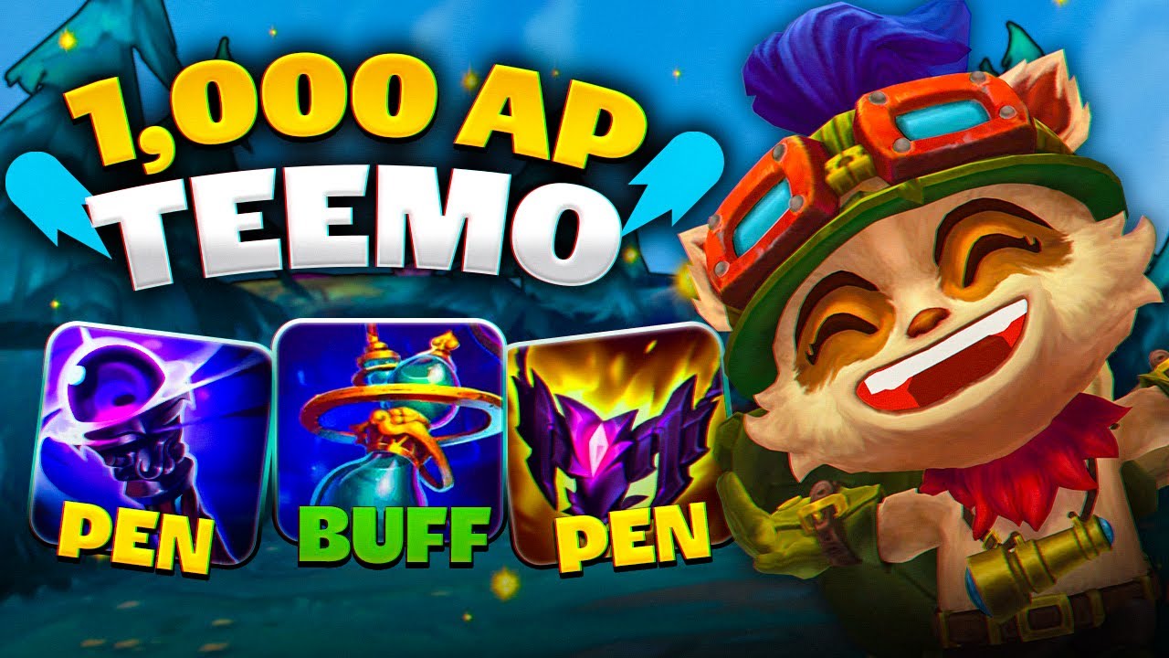 1,000 AP TEEMO WITH BUFFED ACTUALIZER IS TOO MUCH FUN