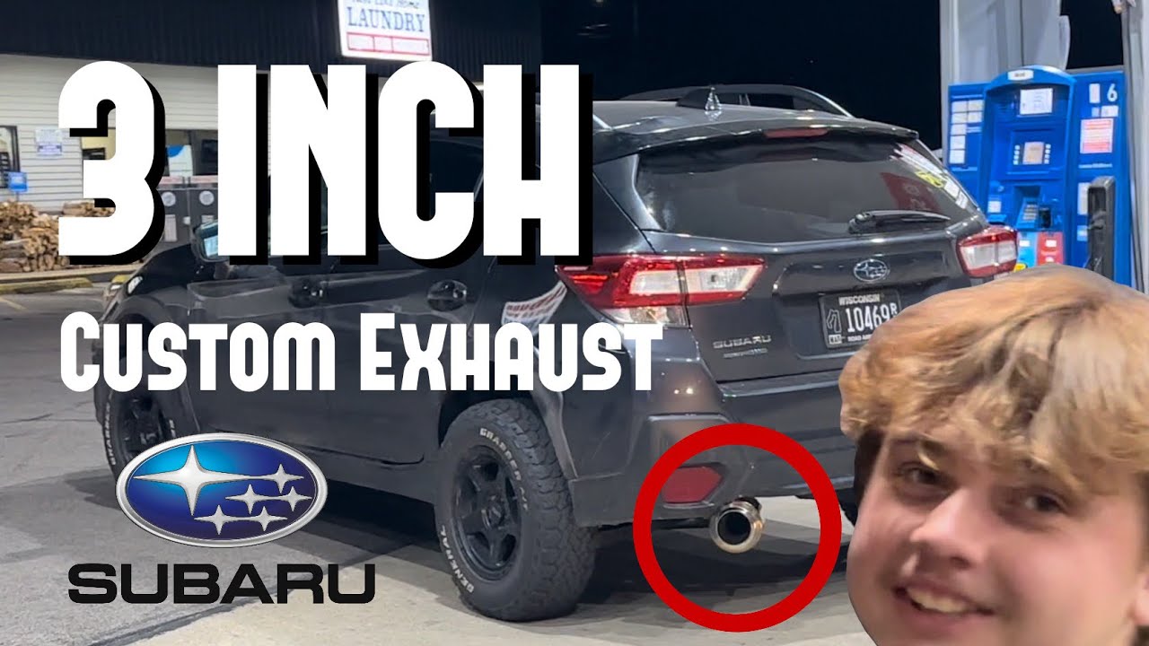 CATLESS 2018 Subaru Crosstrek Custom 3” Inch Exhaust!!!