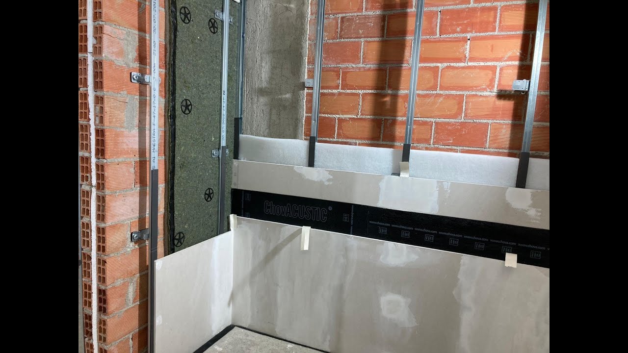 ELIMINAR LOS RUIDOS ENTRE VECINOS: aislamiento acústico con Pladur - Drywall - Gypsum Board