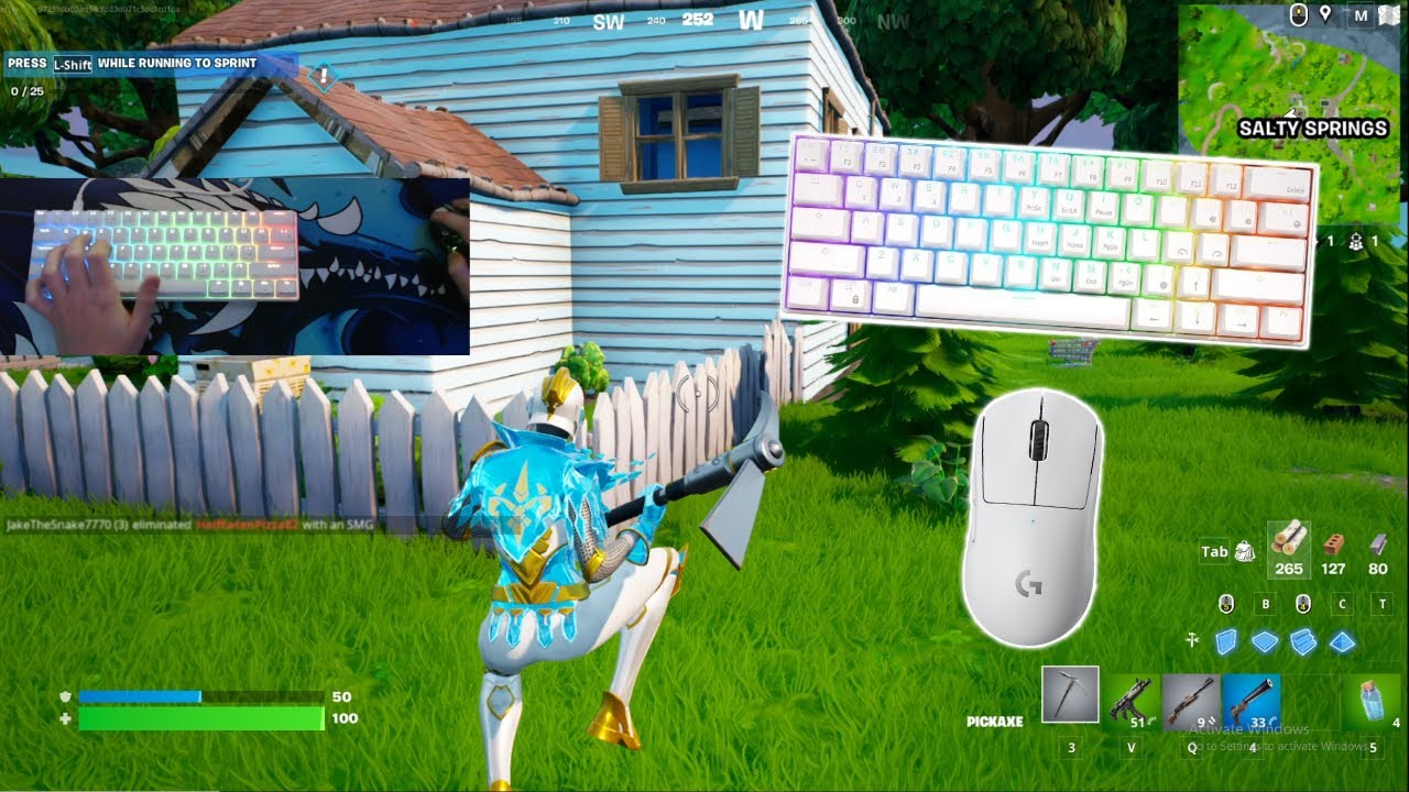 RK61 OG Fortnite Map🤩Chill Keyboard Sounds 240 FPS