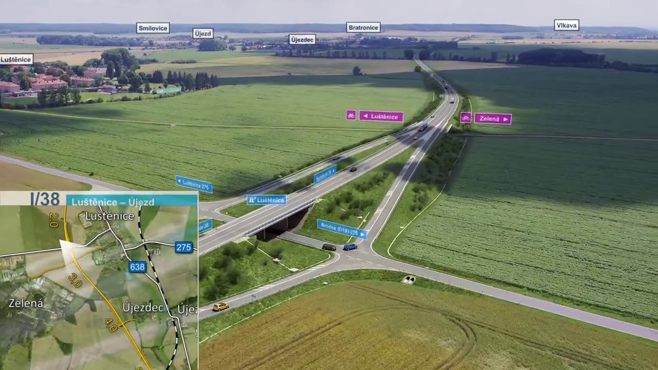 ŘSD ČR - Silnice I/38 Luštěnice - Újezd, přeložka