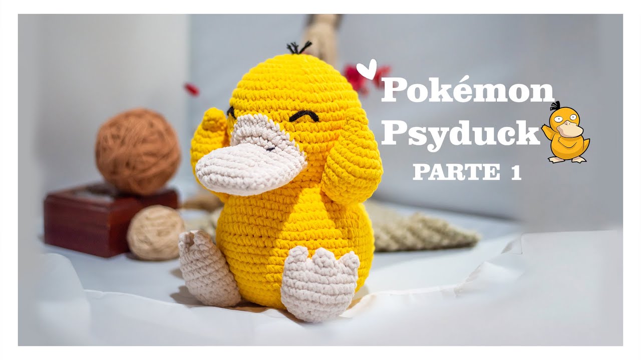 Psyduck amigurumi tutorial,  parte 1