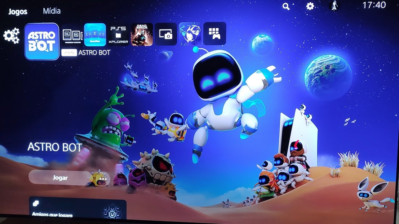 Astro Bot - IMPOSSÍVEL de JOGAR no PS5 PRO Jailbreak 