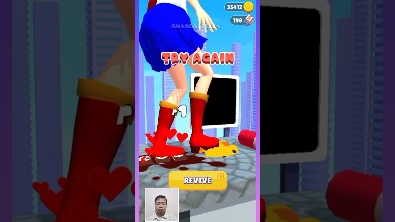 Asmr Tippy Toe game  - Tippy Toe #453 #shorts #tippytoe #gameplay #mobilegame