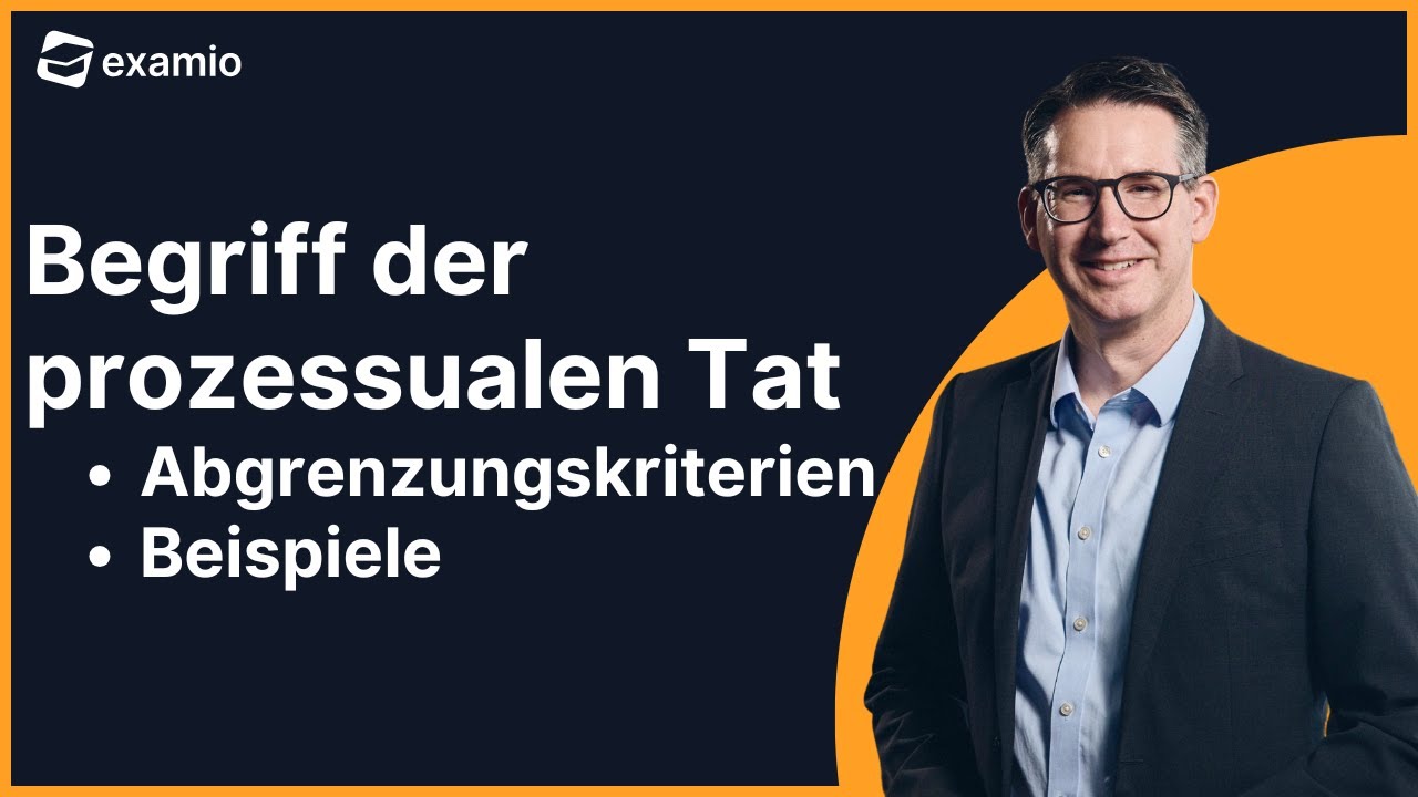 Begriff prozessuale Tat | Beispiele | examio Jura