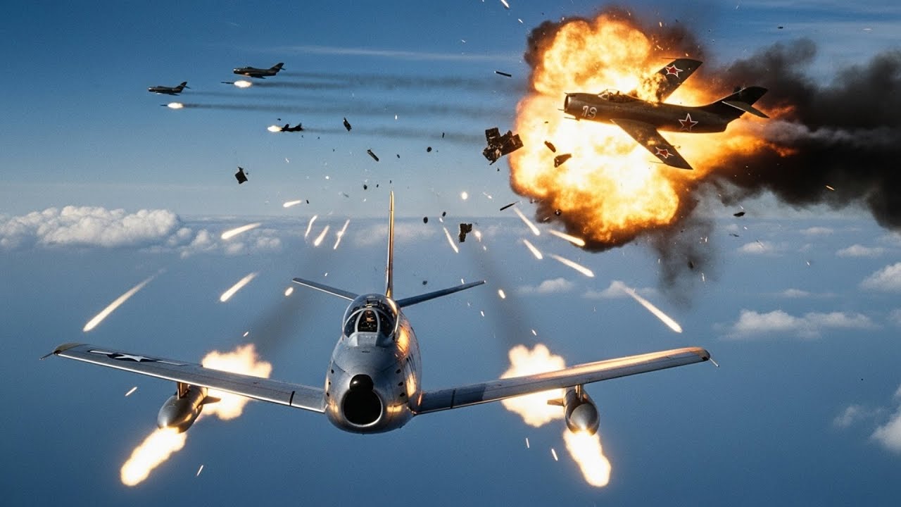 North Korean Generals Were "Baffled" When F 86 Sabres Shot Down 792 MiGs With Only 78 Losses