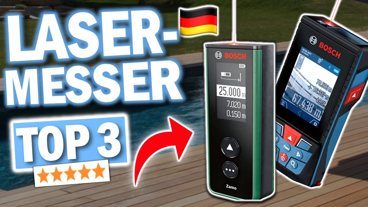 LASER ENTFERNUNGSMESSER kaufen: Top 3 Laser Entfernungsmesser 2026 im Vergleich!