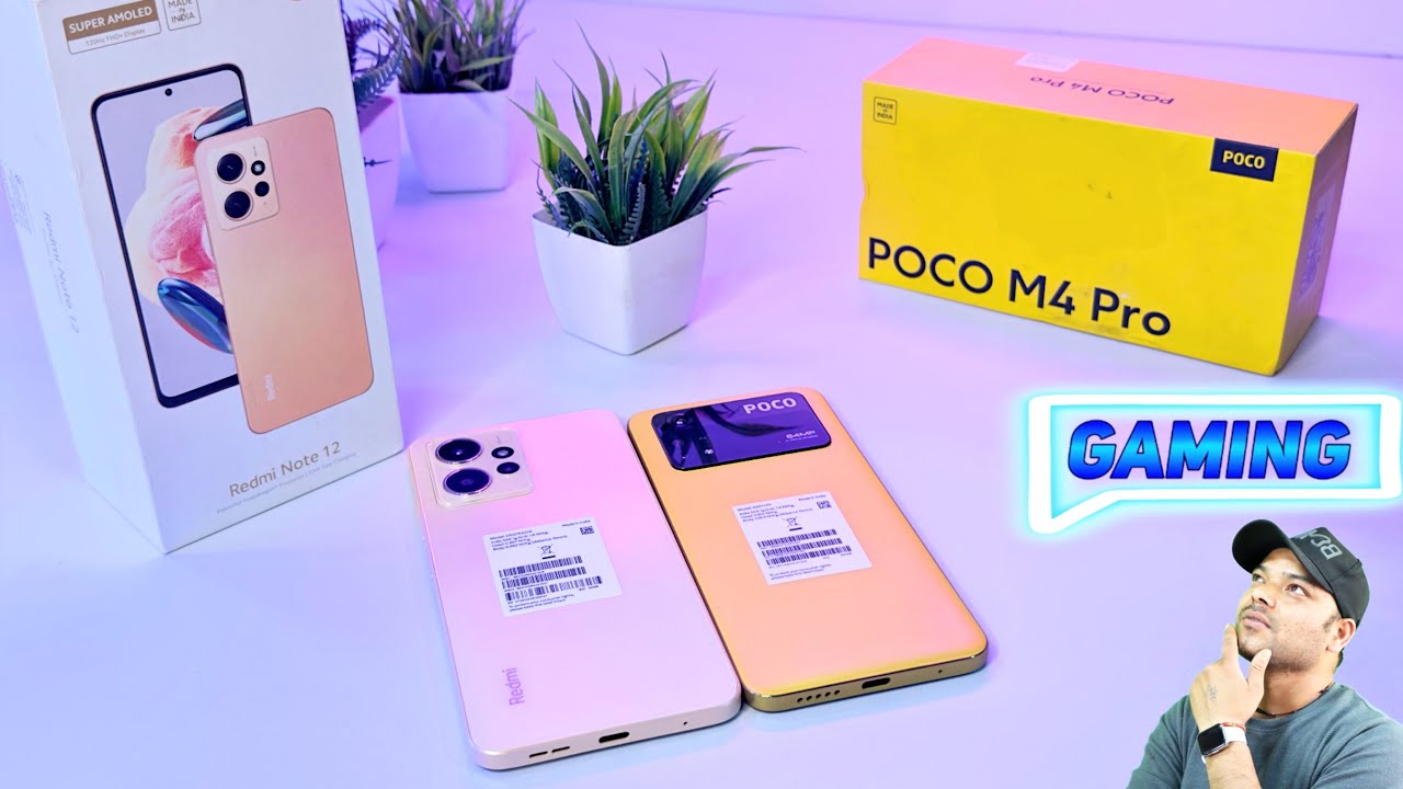 Redmi Note 12  🆚 Poco M4 Pro ⚡ Unboxing & Comparsion | Camera Test | Price in india | Full Details