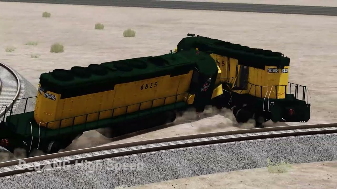 Trains vs High Speed Crashes & Ultimate Derailments 4 &ndash; BeamNG.drive | BeamNG High Speed