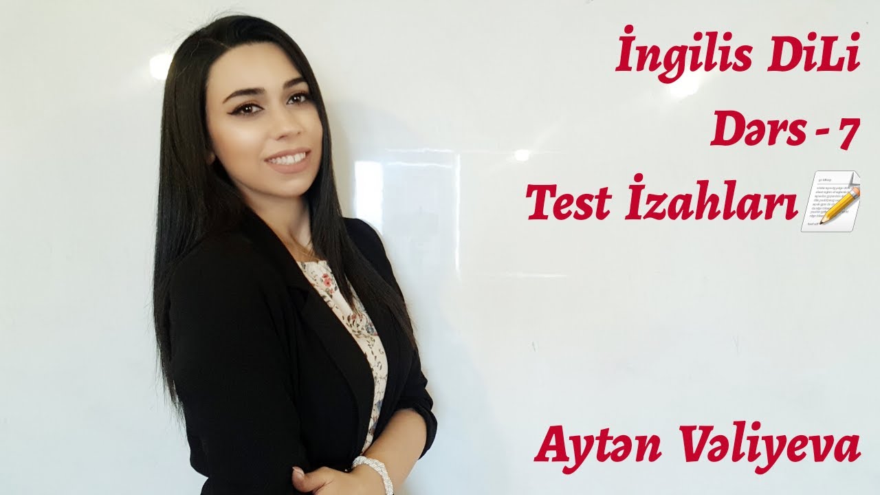 MODAL VERBS (Test izahları - 7)