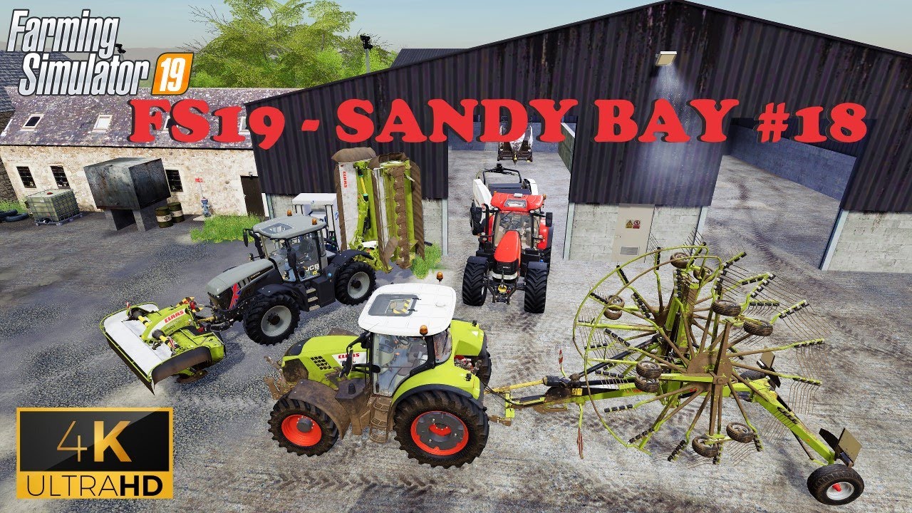 LETS SPREAD LIME & MAKE SILAGE ! - FS19 Sandy Bay farm #18