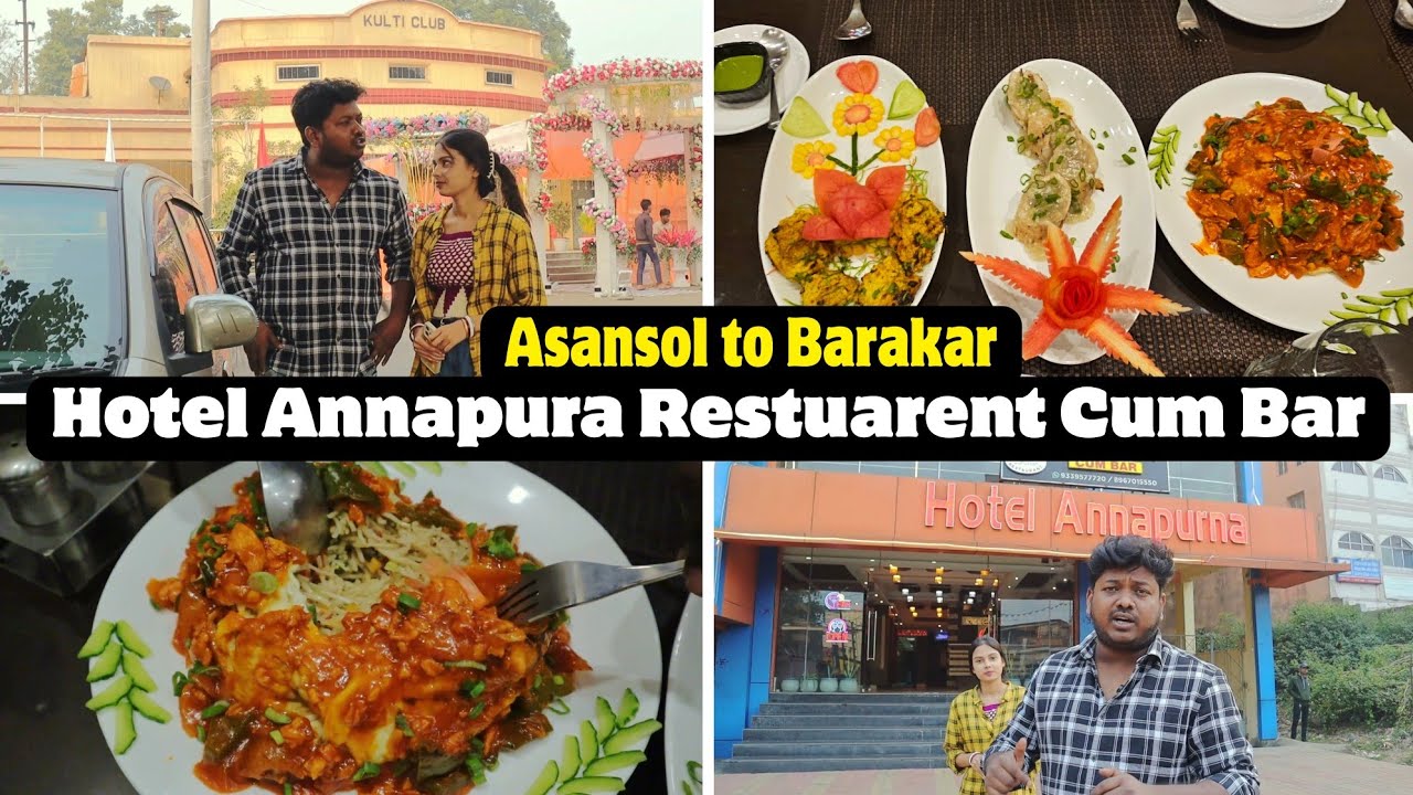 Hotel Annapurana Restuarent Cum Bar One The Biggest Banquet Hall Three Types of Rooms Amazing Food