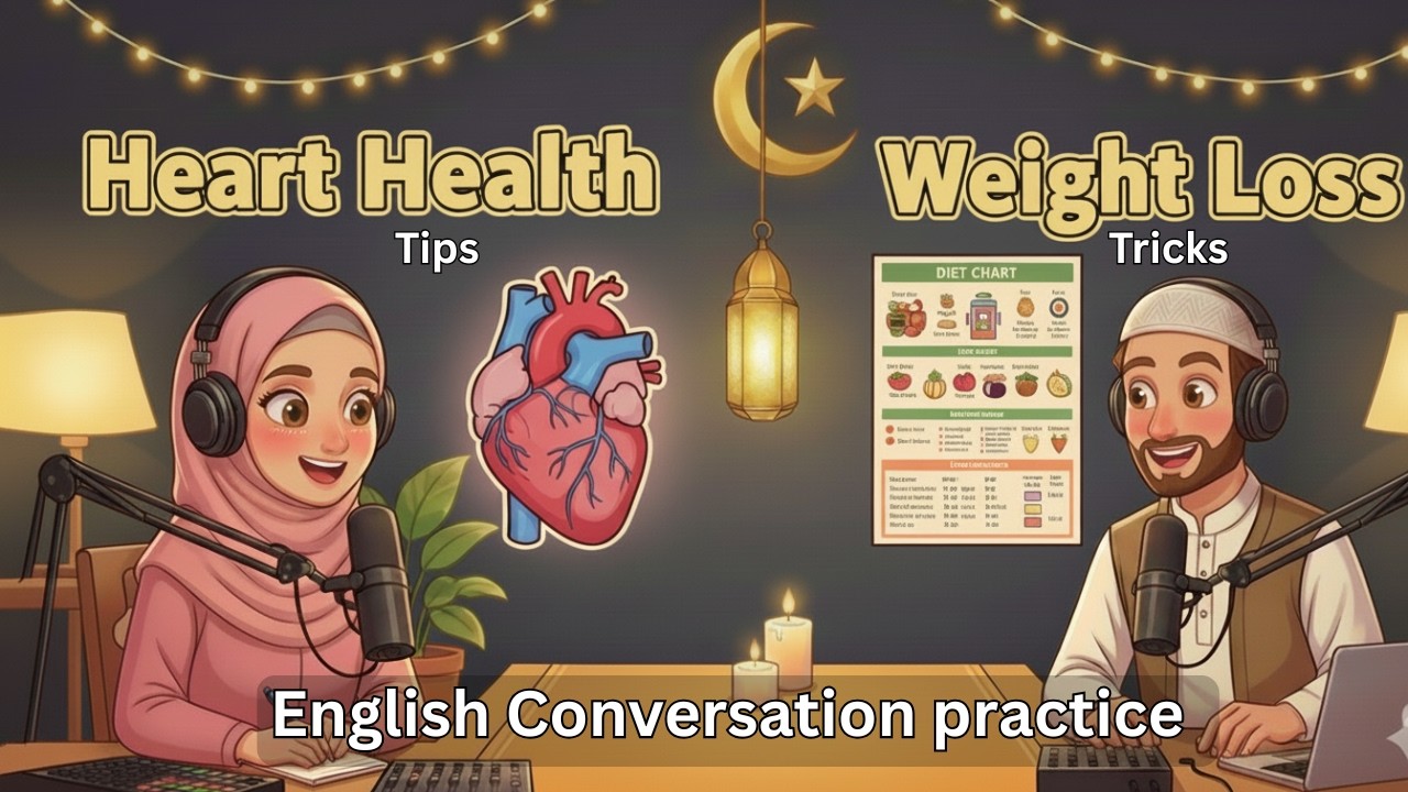 Learn English with Real English Conversation Practice | How to How to Improve Heart Health and