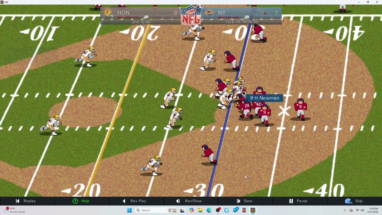 PSF2026 Tourney Qualifier 1975 Honolulu WFL at 1933 New York G