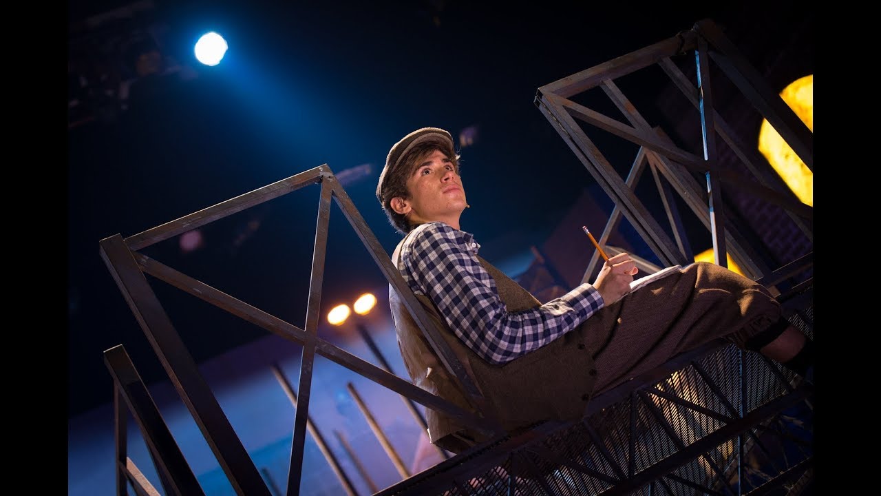 Chris Pappas- Crutchie in Newsies