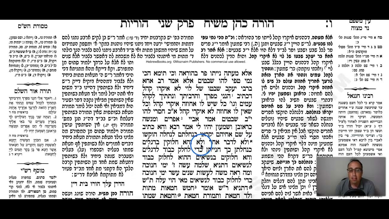 Horayos Daf 6b Daf Yomi Gemara (Talmud) Meseches Horayos Mesechet Horayot Masechet Horayot