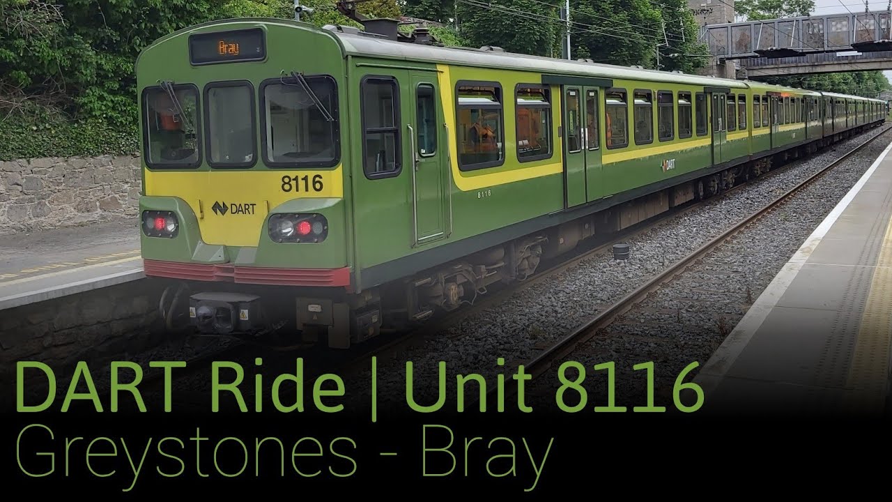 Ride Onboard IÉ 8100 class DART number 8116 from Greystones to Bray. 4/10/22. #irishrail