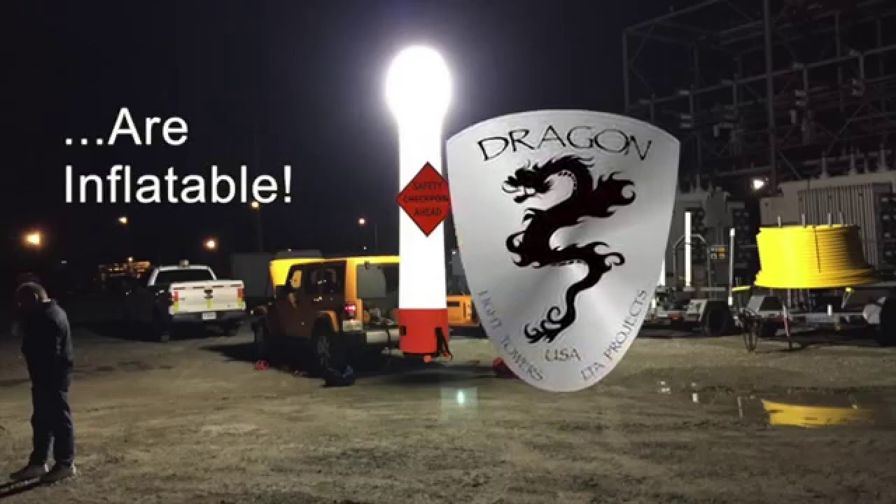 The Dragon Inflatable Light Tower