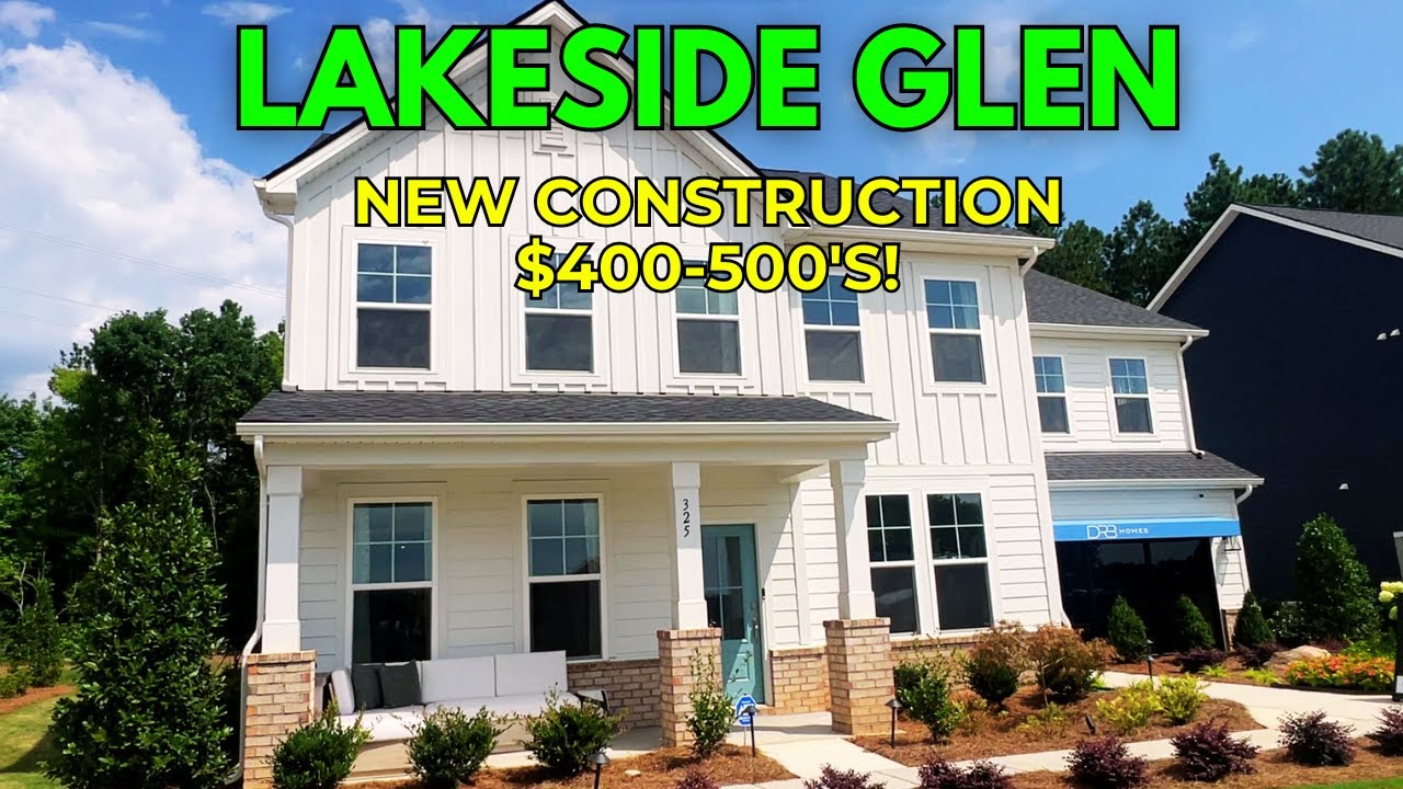 Lakeside Glen by DRB Homes | York, SC! $422K - $600K | 1,931 sqft - 4,948 sqft | Townsend Model Tour