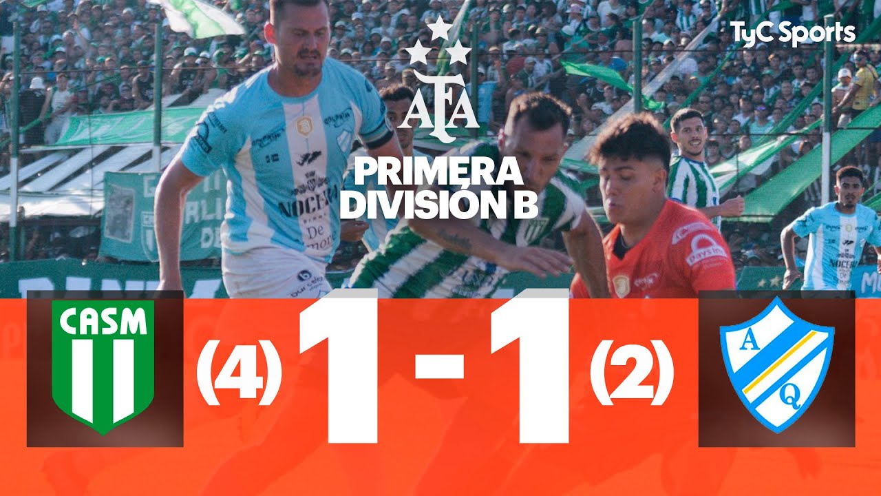 San Miguel (4) 1-1 (2) Argentino de Quilmes | Primera División B | Reducido – Final (Vuelta)
