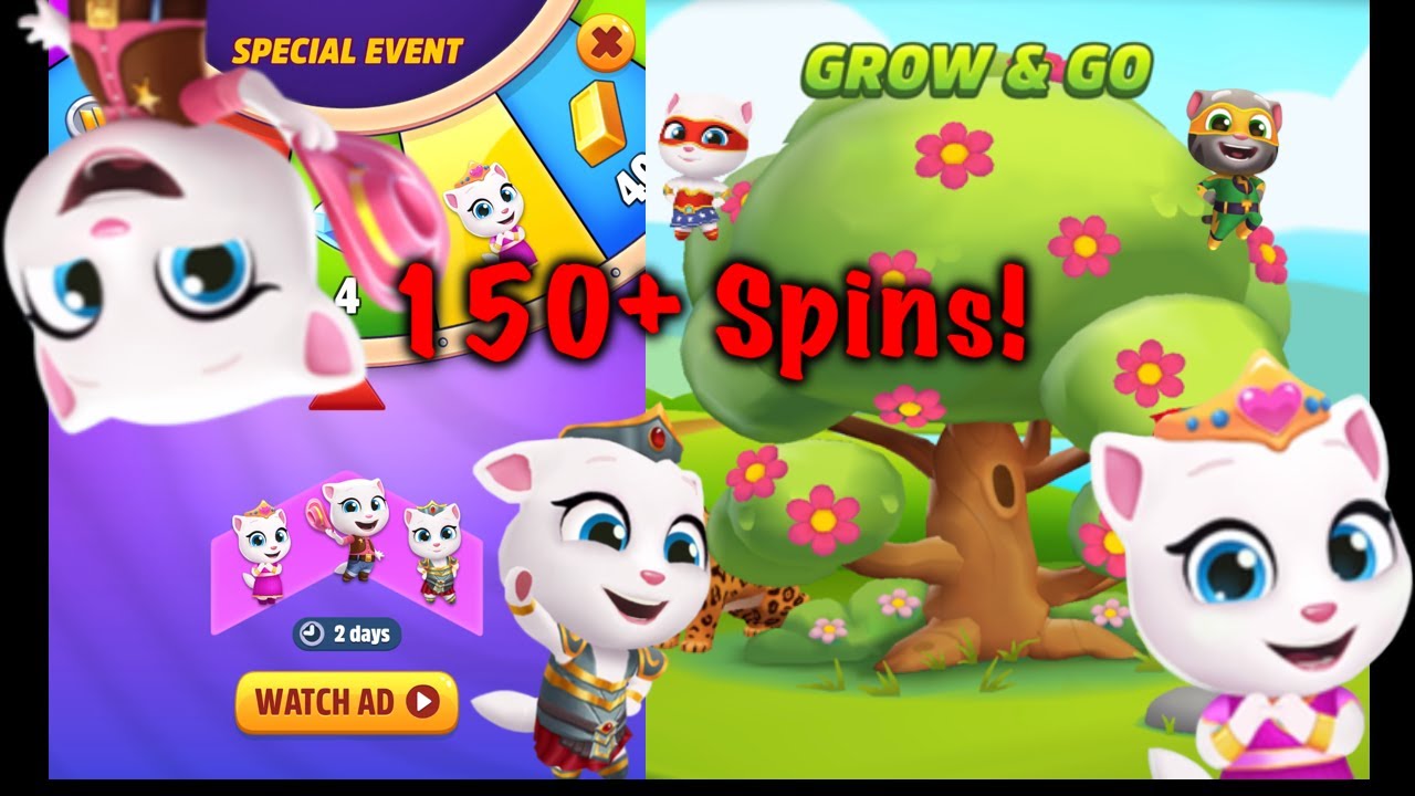 Talking Tom Gold Run - Wheel Spins - Special Event/Grow & Go Event