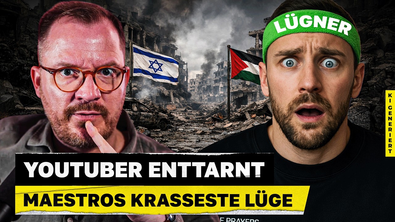 YouTuber enttarnt Maestros krasseste L&uuml;ge &uuml;ber Israel