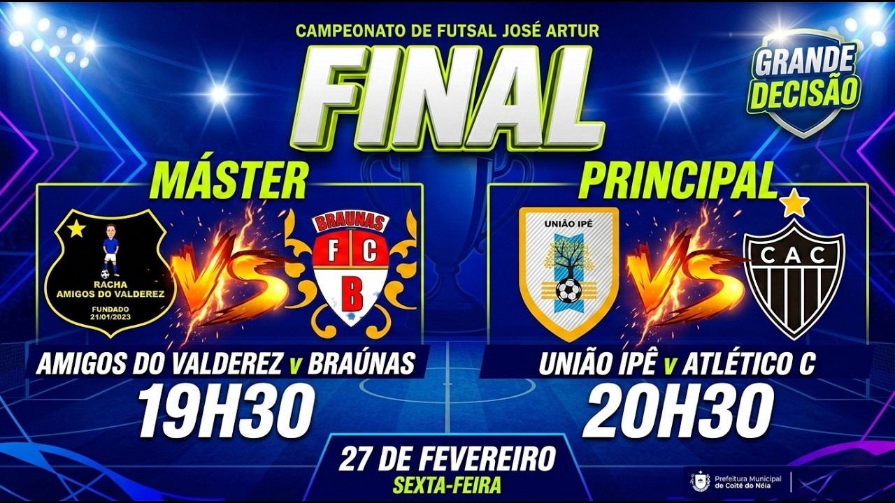 CAMPEONATO JOS&Eacute; ARTHUR  - FINAL - 27/02/2026